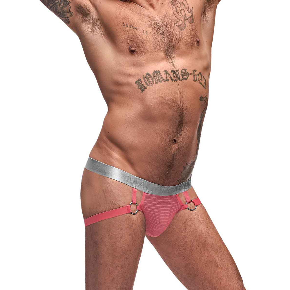 Mesh Rib Jock Ring Salmon L/X