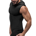 Load image into Gallery viewer, Black Nite Hoodie Tank Black Large
