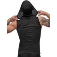 Load image into Gallery viewer, Black Nite Hoodie Tank Black Small
