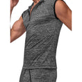 Load image into Gallery viewer, Peak Performance Zipper Muscle Tank Grey Small
