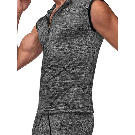 Peak Performance Zipper Muscle Tank Grey Small