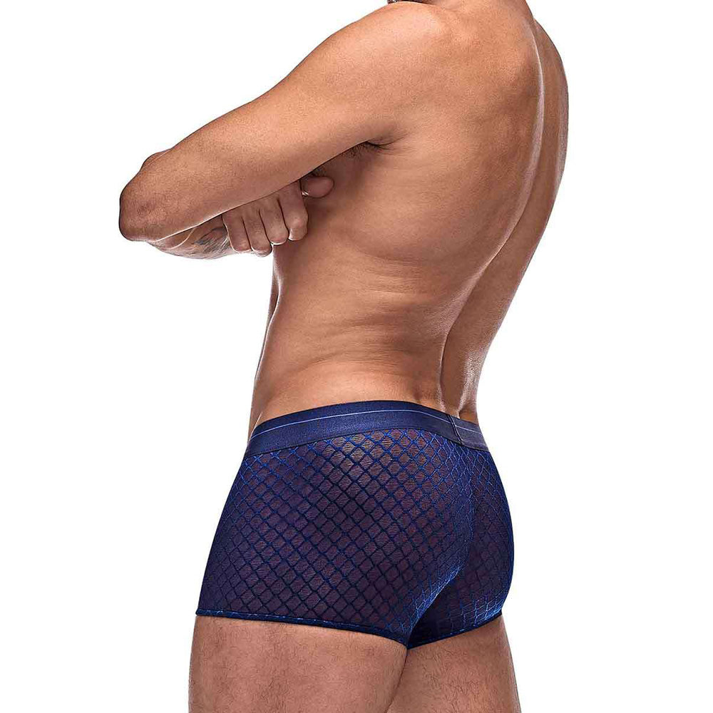 Diamond Mesh Mini Short Navy M