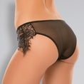 Load image into Gallery viewer, Lavish & Lace Crotchless Panty One Size Black
