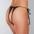 Load image into Gallery viewer, Adore Open Lace Panty Tie Up Sides Black One Size
