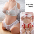 Load image into Gallery viewer, Delia Half Body sex doll with skeleton
